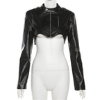Summer Women's Fashion Solid Color Long Sleeve Jacket