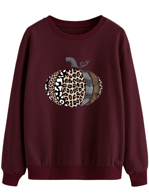 Women's Hooded Sweatshirt with Long Sleeves and Print | Streetwear