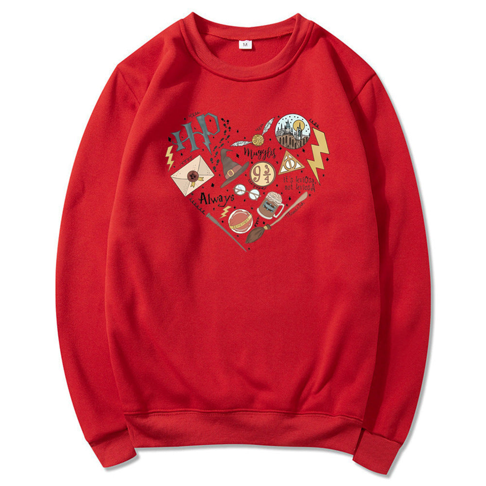 Retro TV-Inspired Print Sweatshirt for Men and Women | Streetwear