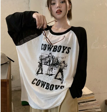 Colorful Cartoon Letter Print Oversized Sweatshirt | Streetwear