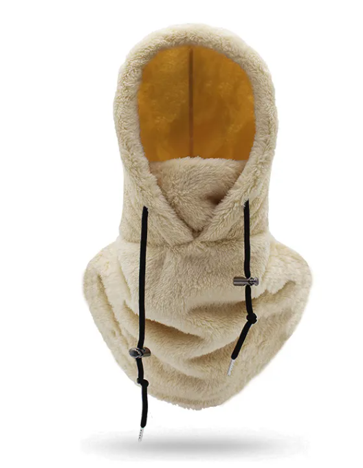 Winter Outdoor Windproof Cap & Scarf | Embroidered Cap