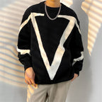 Men's Japanese Vintage Round Neck Casual Sweater