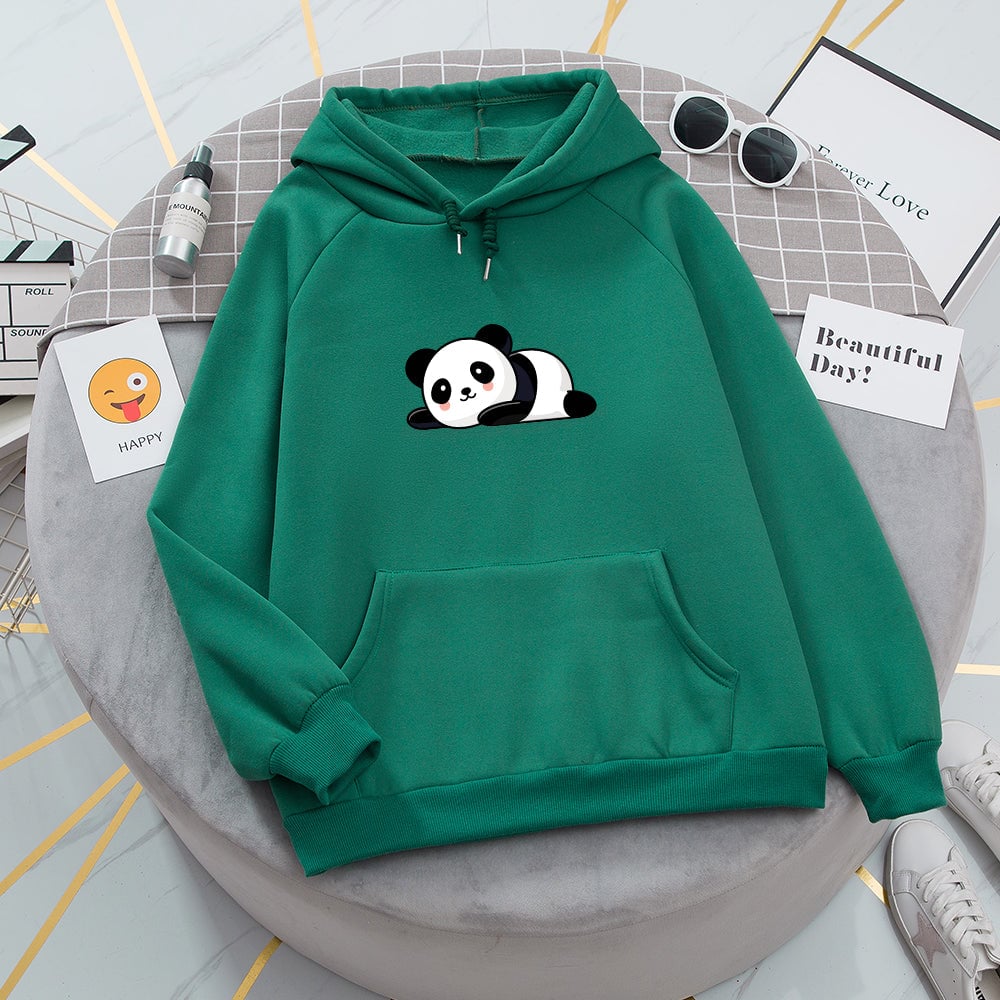 Panda Print Plus Size Comfortable Hoodie Sweatshirt | Streetwear