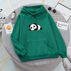 Panda Print Plus Size Comfortable Hoodie Sweatshirt | Streetwear