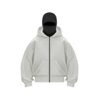 Double Hood Fleece-Lined Sweater