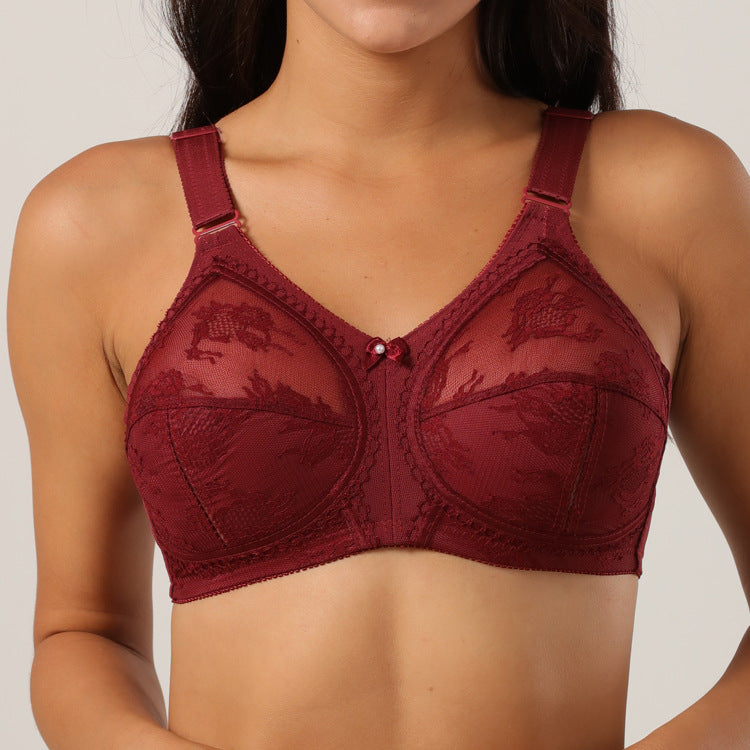 Charming Slim All-Cover Lace Bra - Classic Sexy Design