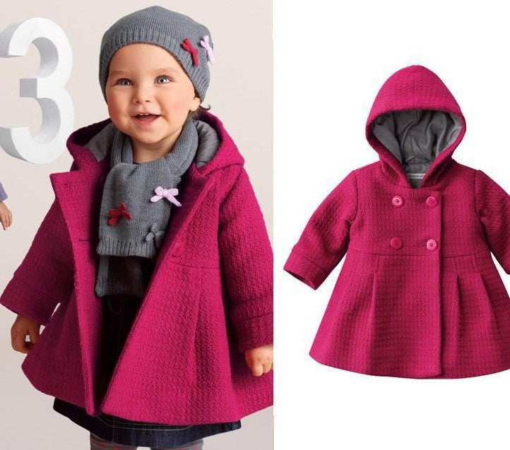 Kiethleen Hooded Winter Coat for Girls - 3 Colors