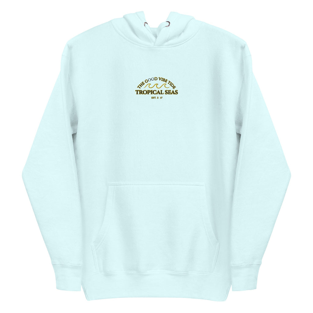 Tropical Seas Center Waves Hoodie | Streetwear