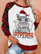 2022 Women's Christmas Sweatshirt with 3D Snowman Print | Streetwear
