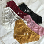 Lace Trim Bralette and Leggings Women's Lingerie Set