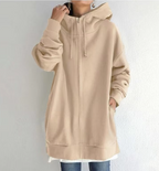 Long Hoodie Fleece Sweater | Streetwear