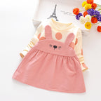 2019 Fall Girls' Cotton Long Sleeve Princess Dress