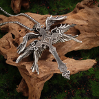 Vintage Silver Angel Necklace | Christian Jewelry