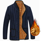 Winter Cotton-Padded Jacket for Middle-Aged Men (XL-4XL)