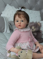 NPK 60cm Cloth Body Reborn Baby Doll for Resale