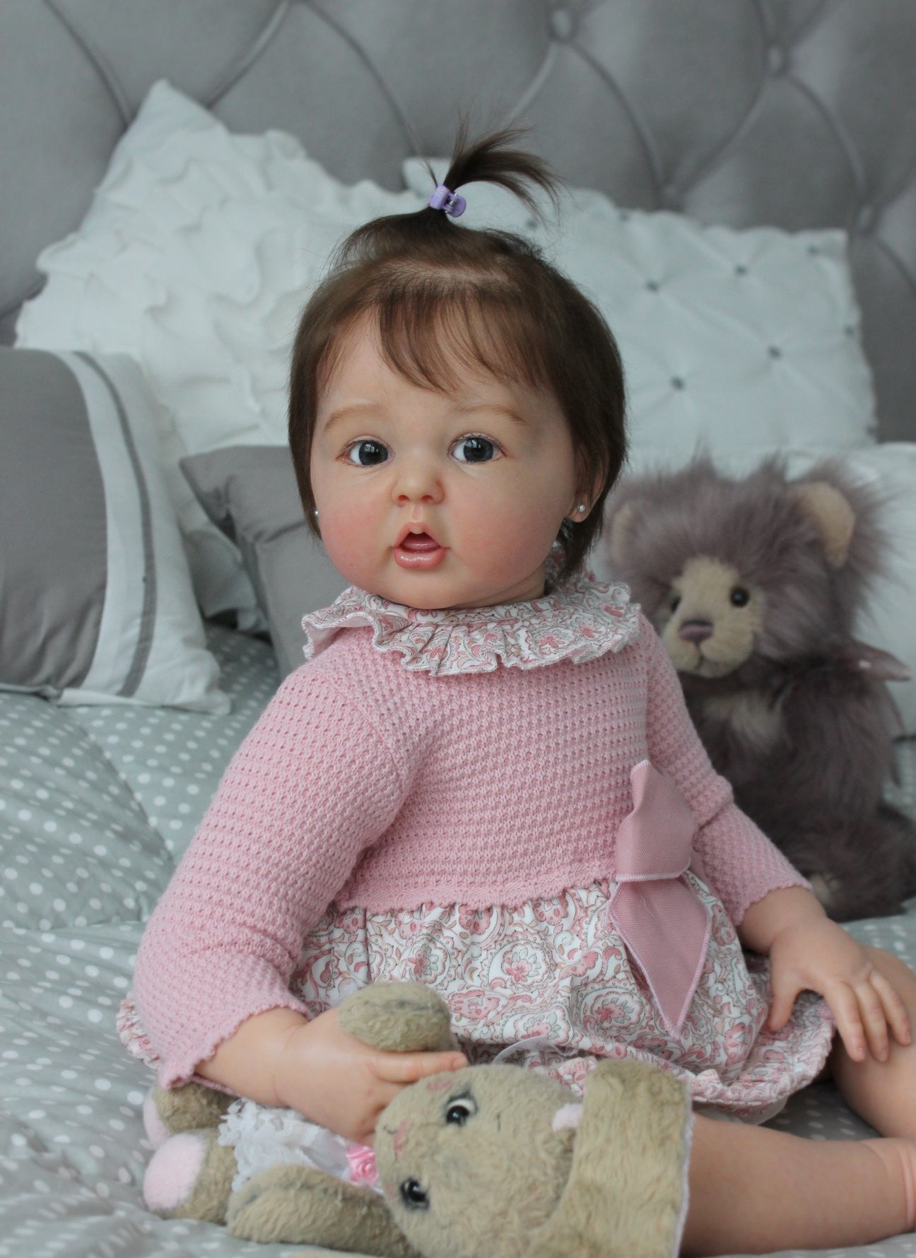 NPK 60cm Cloth Body Reborn Baby Doll for Resale