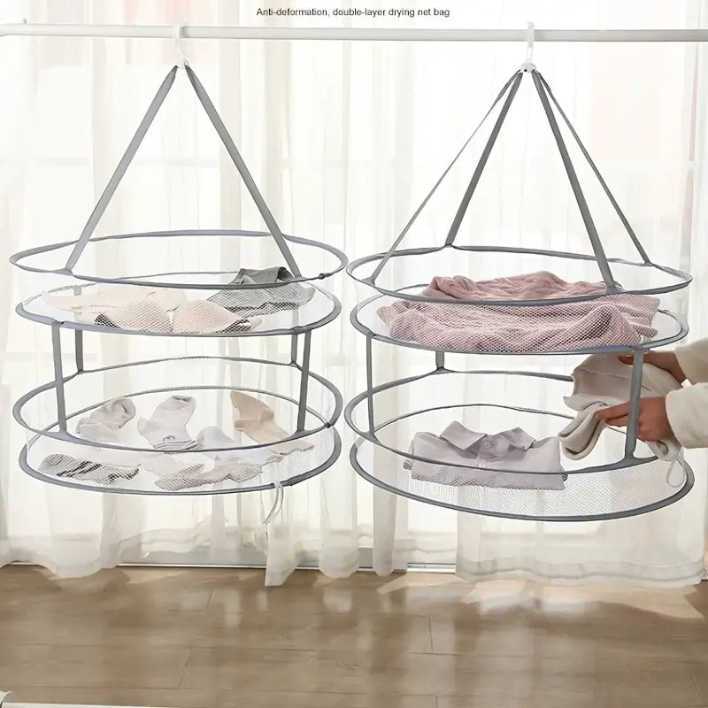 1 Piece Flat Mesh Drying Bag for Socks and Lingerie