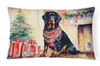 Gordon Setter Cozy Christmas Throw Pillow
