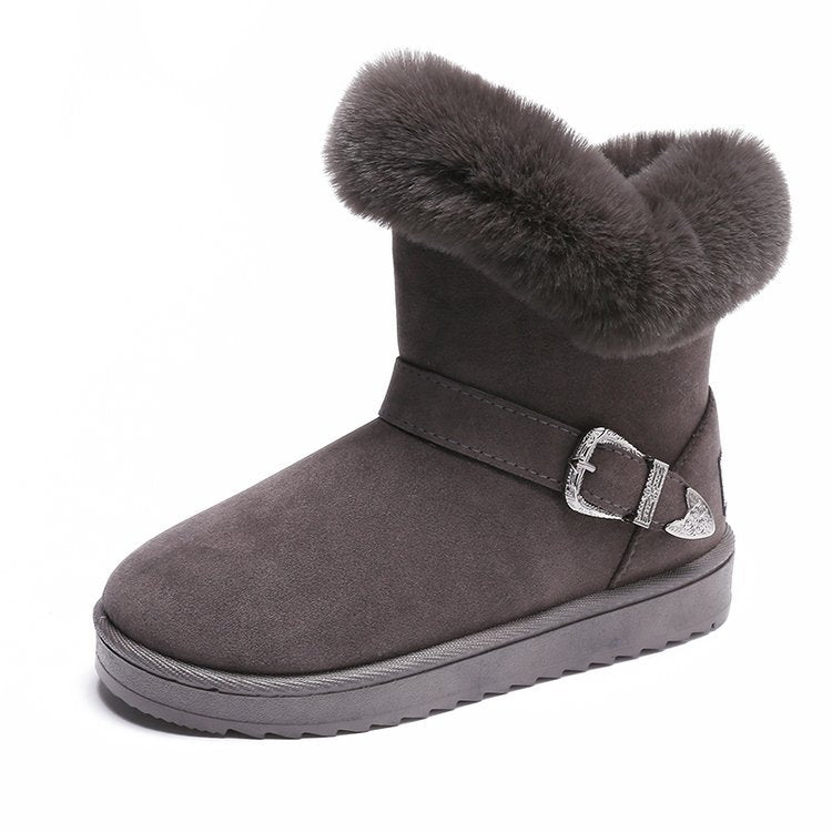 Thick Fleece Short Women's Snow Boots