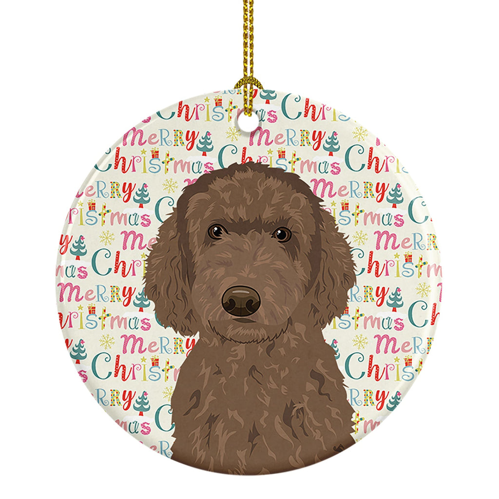 Doodle Chocolate #2 Christmas Ceramic Ornament