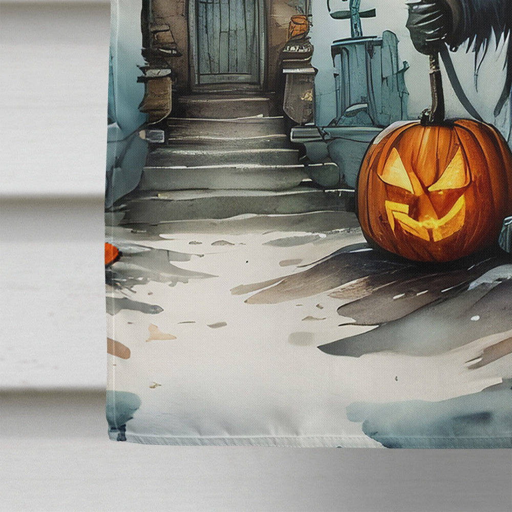 Krampus The Christmas Demon Spooky Halloween House Flag