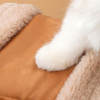 Plush Reindeer Pet Carrier Backpack with Hand Warmers | Streetwear