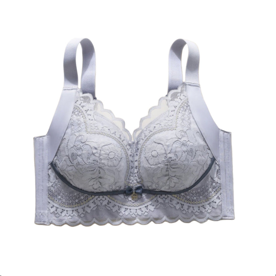 Summer Slim Lace Bra for Full Bust Support and Comfort