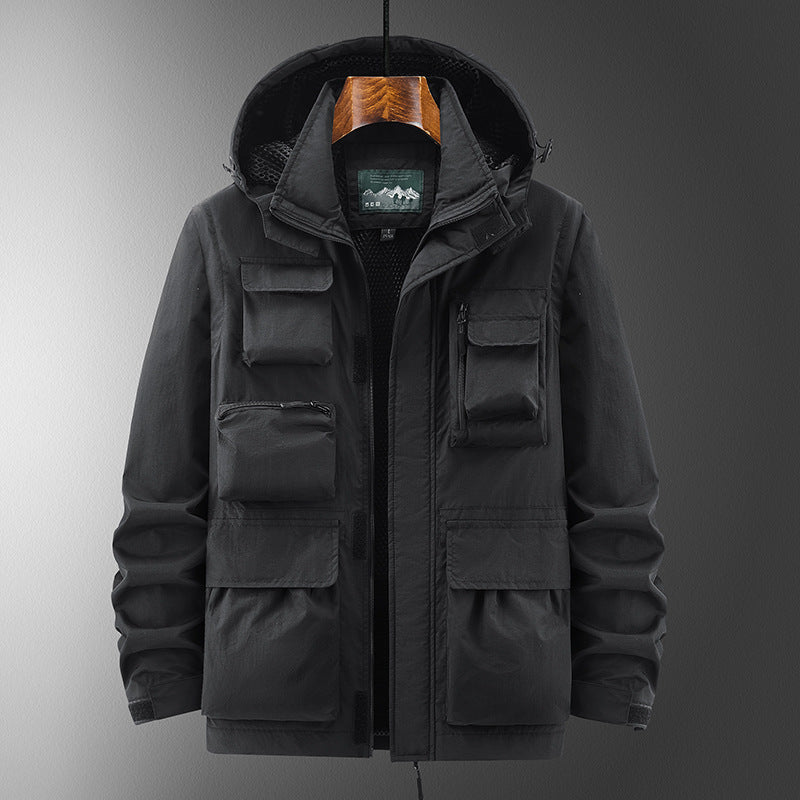 Outdoor Shell Jacket Overalls for All-Weather Wear