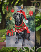 Black Labrador Retriever Christmas Garden Flag