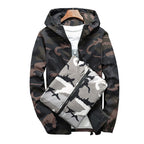 Autumn Hip Hop Jacket for Men and Women with Camouflage