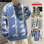Casual Round Neck Pullover Sweater for Men | Streetwear