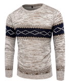 Casual Round Neck Knitted Pullover Sweater | Streetwear