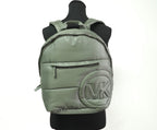 Michael Kors Rae Medium Green Quilted Nylon Backpack | Streetwear