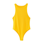 Sleeveless Round Neck Bodysuit