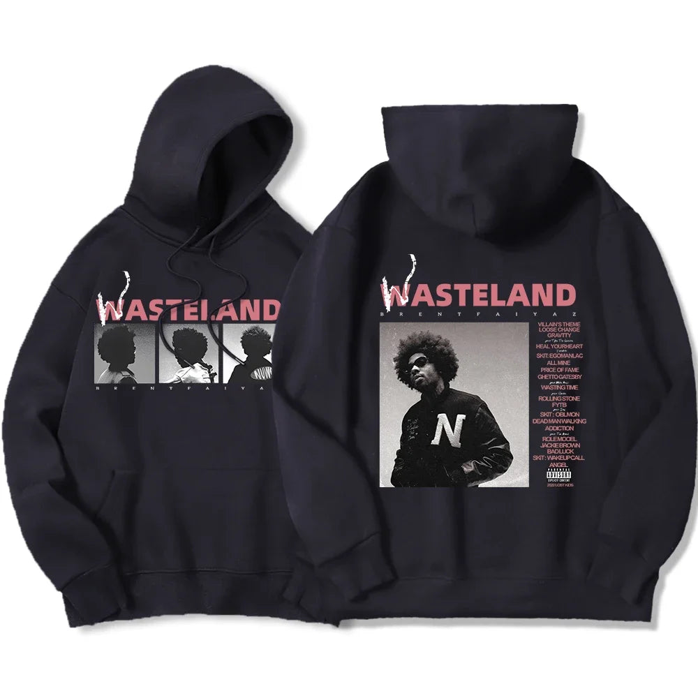 Brent Faiyaz Wasteland Graphic Hoodie Sweatshirt | Streetwear