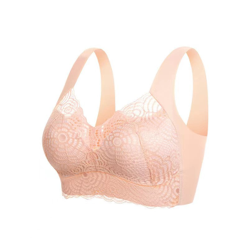 Seamless Lace Bralette for Plus Size Women