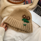Cute Flower Wool Hat for Women to Showcase Style | Embroidered Cap