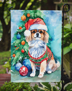 Tibetan Spaniel Christmas Garden Flag