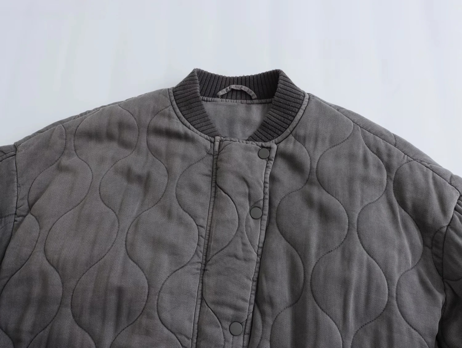 Women's Fashionable Casual All-match Loose Cotton-padded Jacket