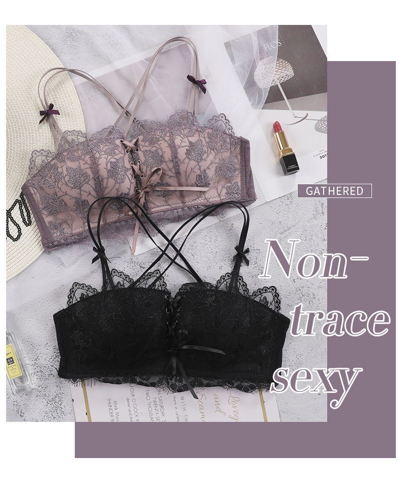 Lavender Lace Bra for Women - Plus Size Sexy Lingerie