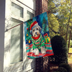Tibetan Terrier Christmas House Flag