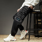 Plus Size Men's Thick Fleece Fashion Sweatpants