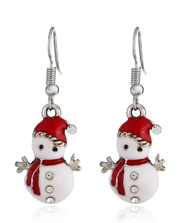 Christmas Tree and Reindeer Earrings Set