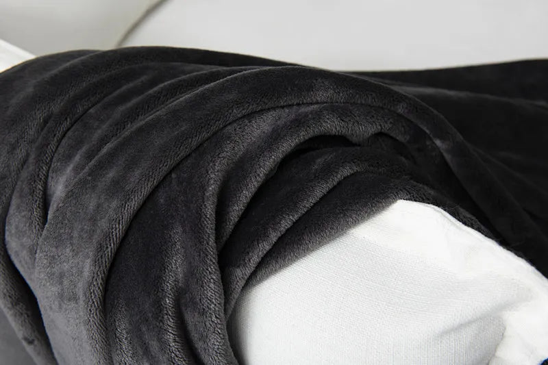 Elegant Double-Sided Flannel Blanket