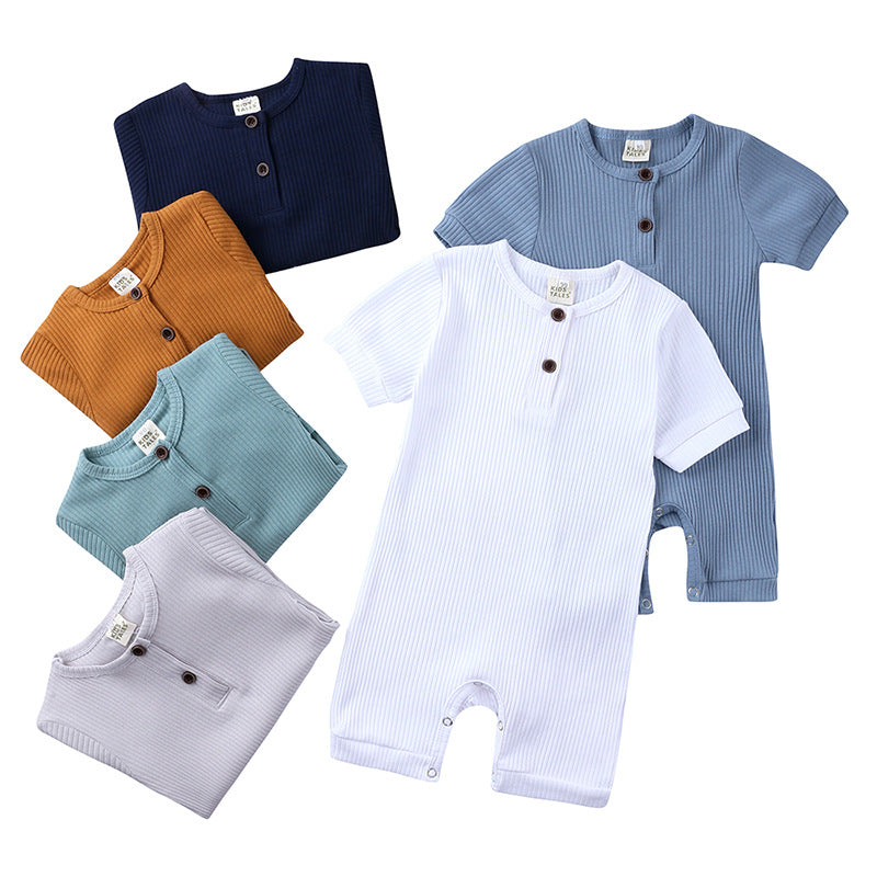 Fashionable Summer Baby Bodysuit - Multiple Colors Available