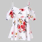 Summer Floral Ruffle Camisole Top for Women
