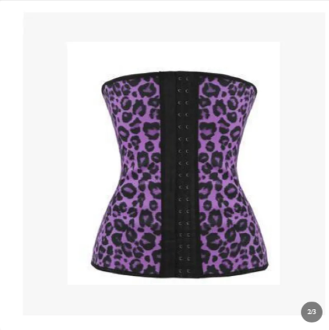 Court Style Rubber Corset Top