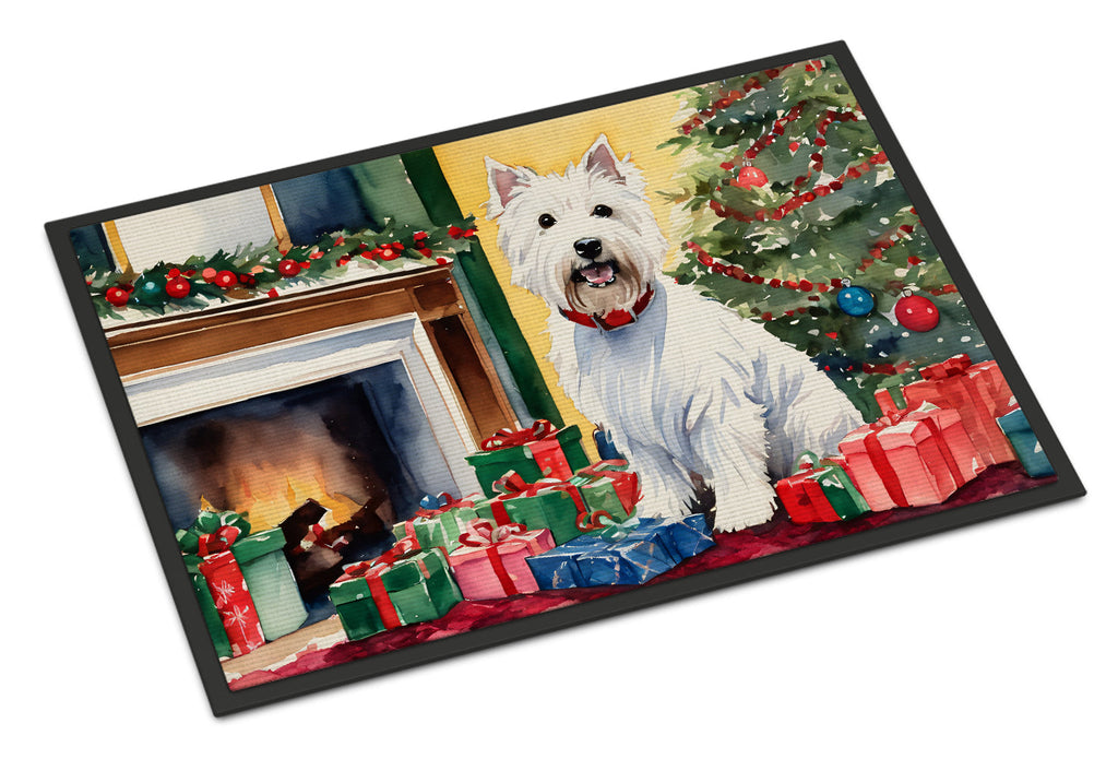 Westie Cozy Christmas Doormat