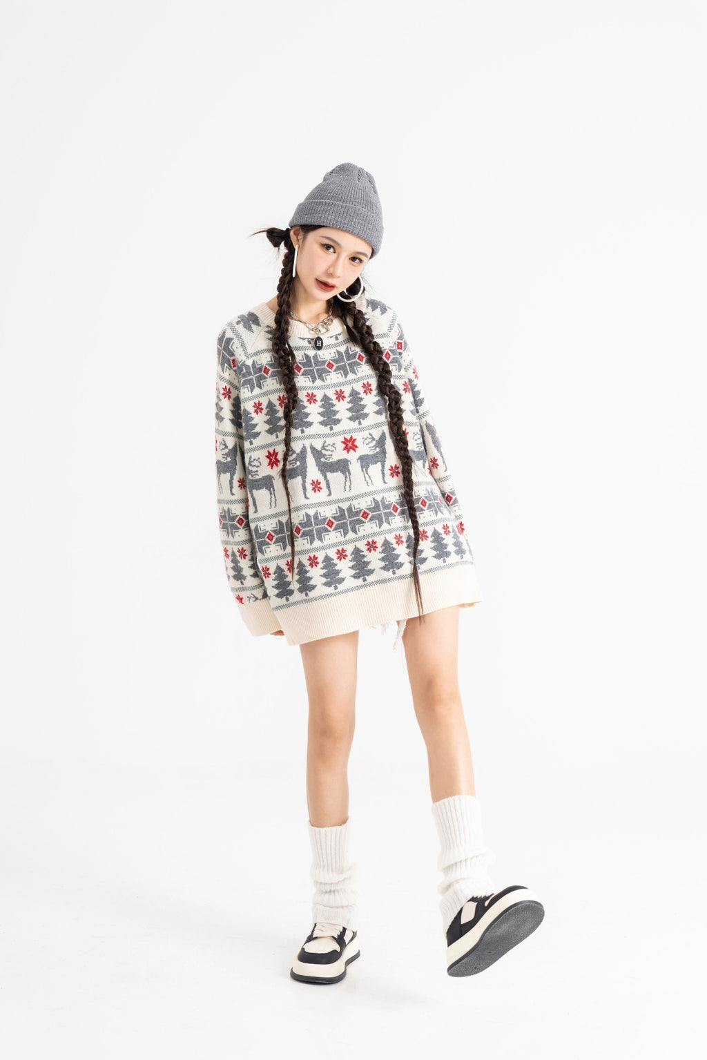 Loose Fashion Casual Couple Sweater for Men and Women