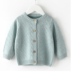 Knitted Cardigan Sweater Top for Baby Girls